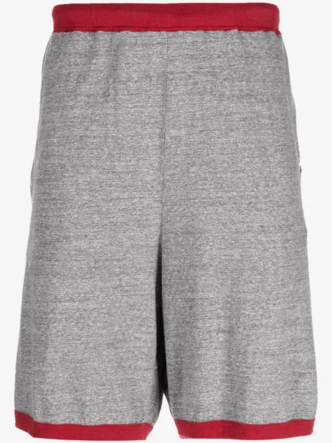 Undercover elasticated-waist cotton track shorts