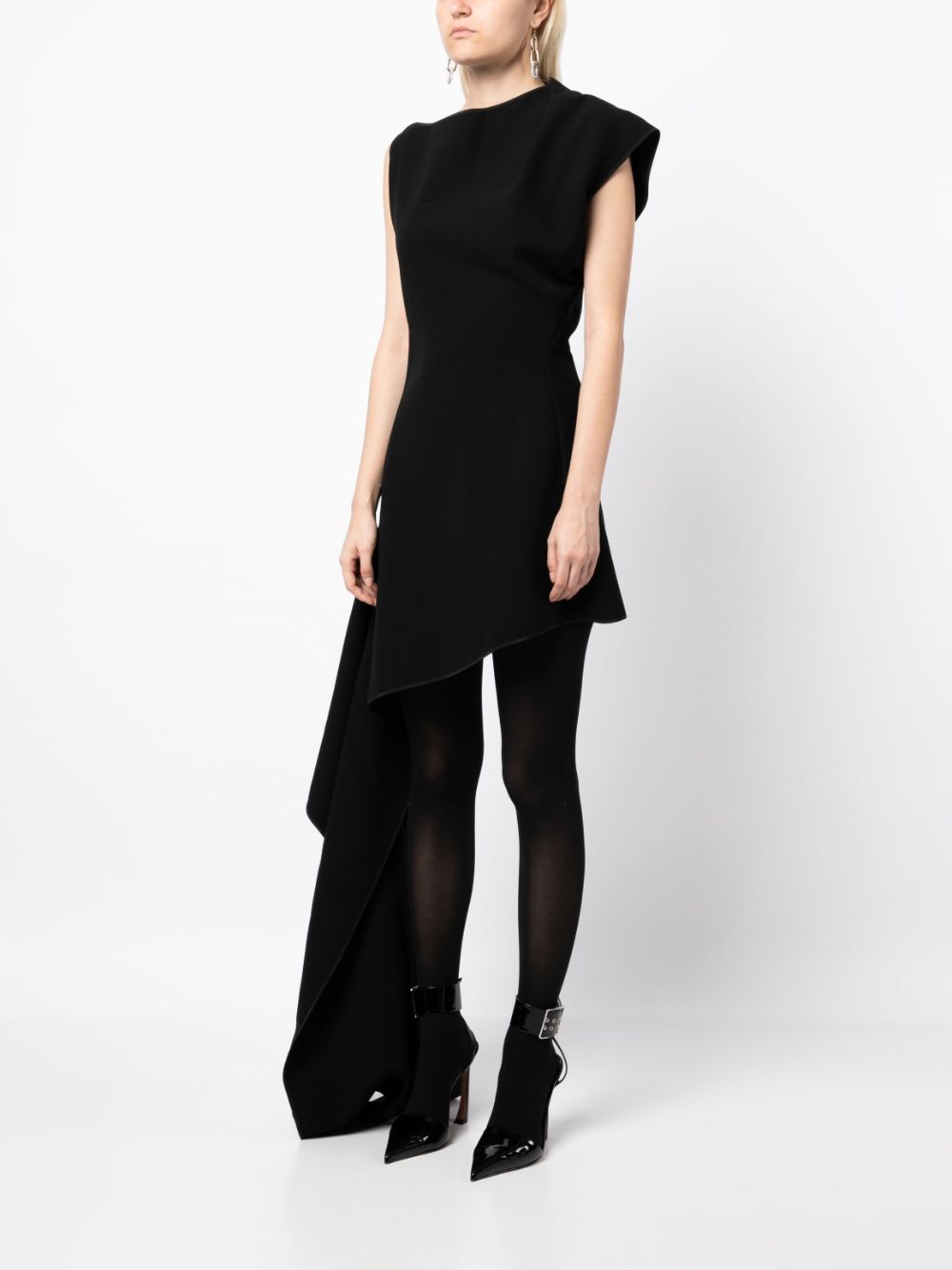 Shop Maticevski Indicative Cut Away Dress In Black