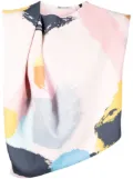 Maticevski Archetype Drape top - Pink