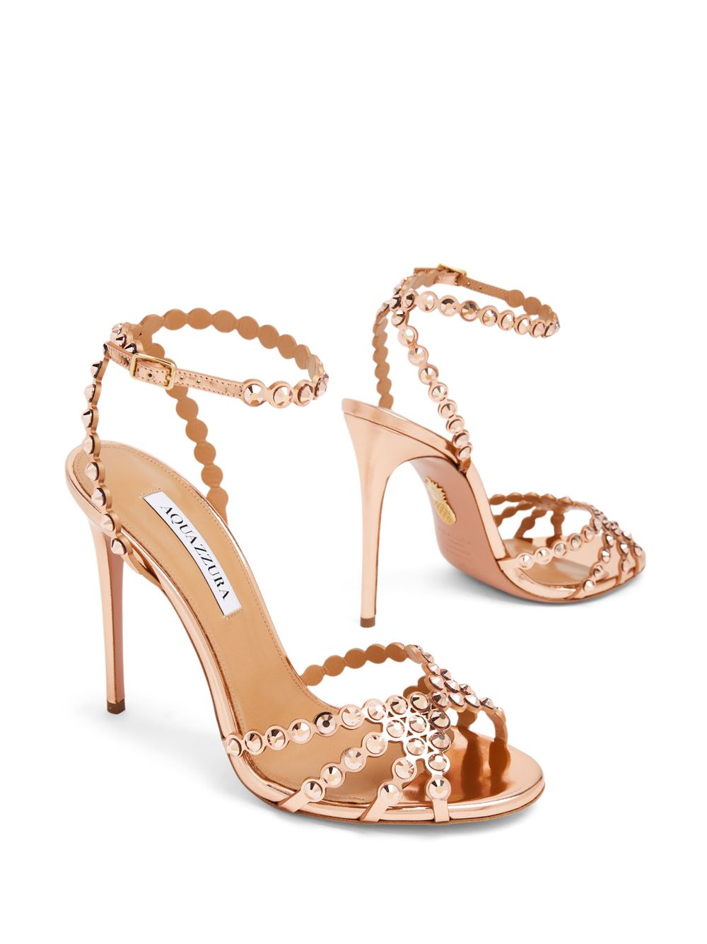 Aquazzura Tequila 105mm leather sandals Women