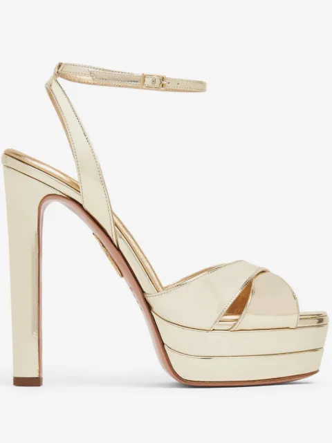 Aquazzura sandalias Divine Plateau con plataforma de 130mm