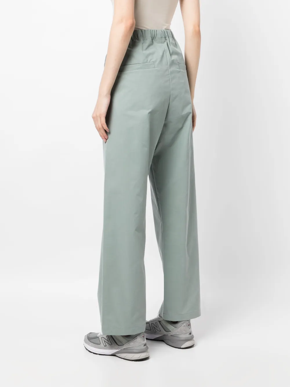FEAR OF GOD ESSENTIALS Broek met trekkoordtaille Groen