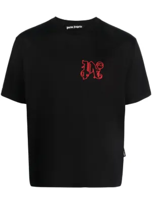 Off-White 23 Embroidered T-shirt | Black | FARFETCH