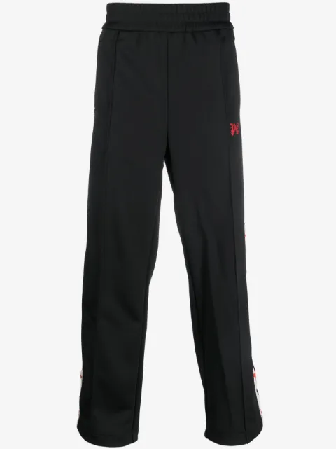 Palm Angels logo-embroidered track pants