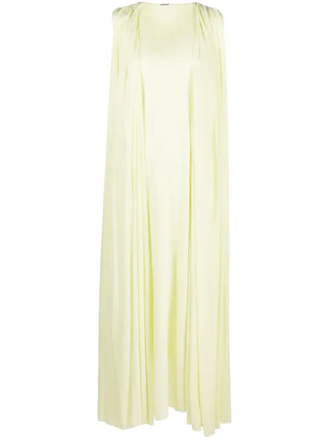 Jil Sander draped maxi dress