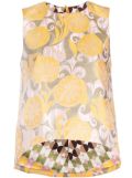 La DoubleJ La Scapa jacquard top - Yellow