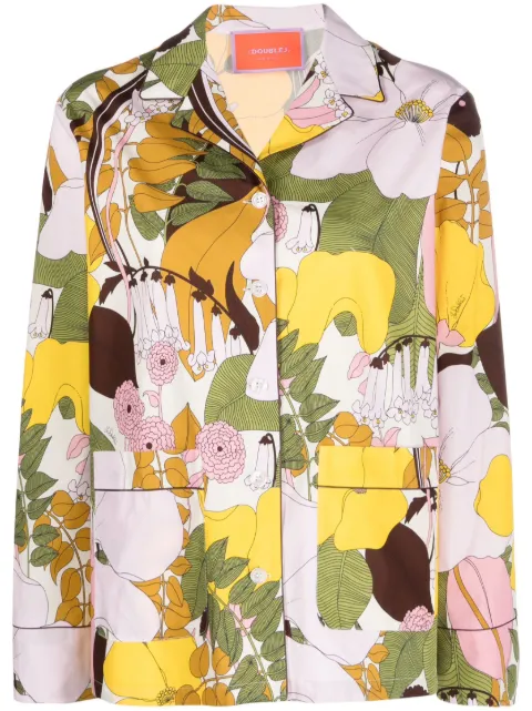 La DoubleJ Hammock floral-print cotton shirt