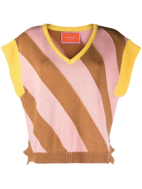 La DoubleJ Veneziana knitted vest 