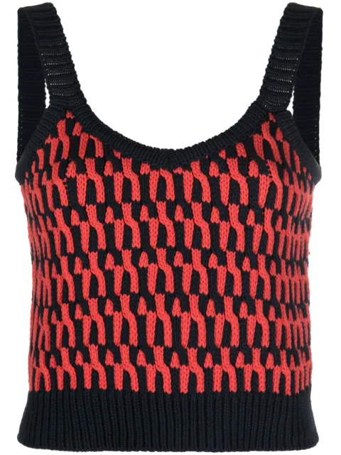 La DoubleJ Winset sleeveless crop top