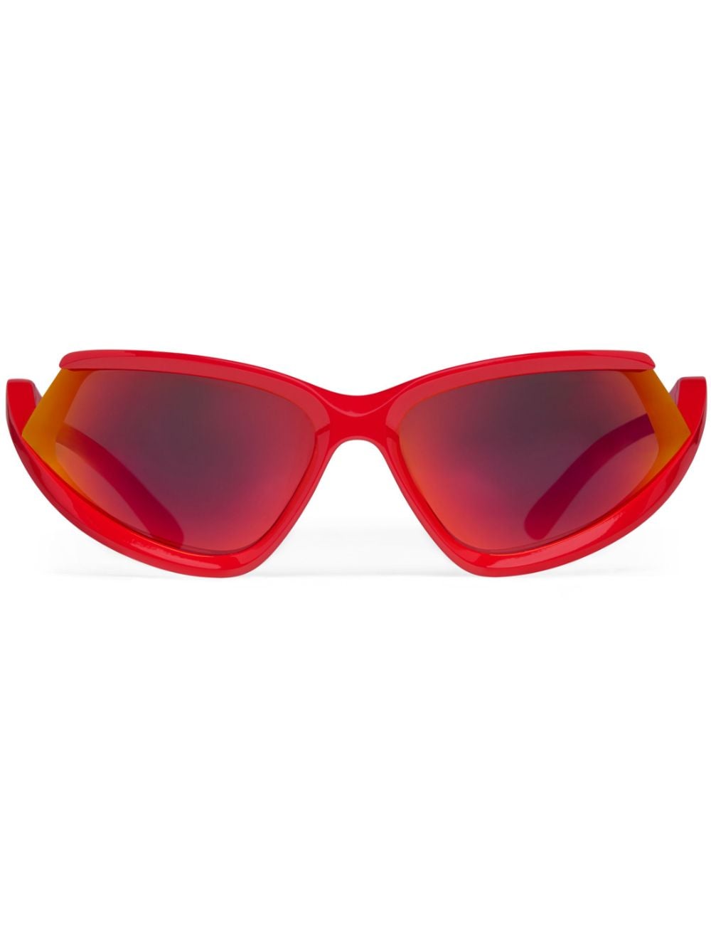 Balenciaga Eyewear Side Xpander Cat mirrored sunglasses