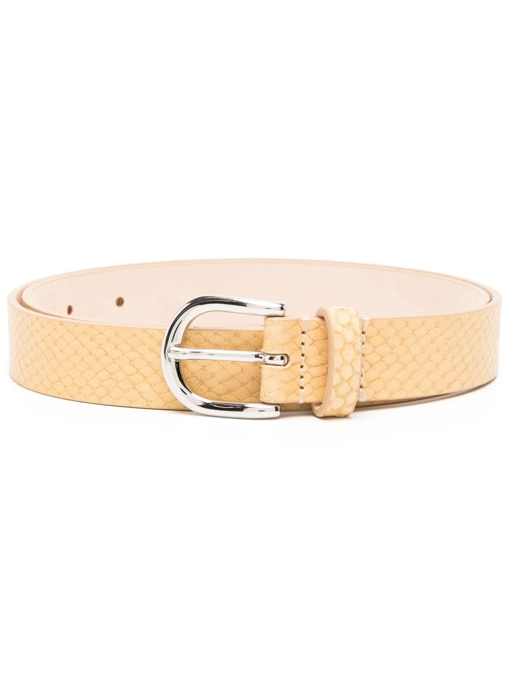 ISABEL MARANT snakeskin-effect Buckle Belt - Farfetch