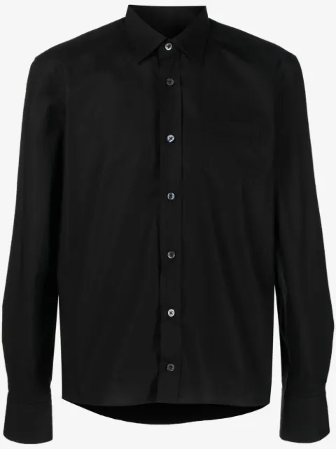 Raf Simons camisa con parche del logo