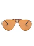 Versace Eyewear Special Project pilot-frame sunglasses - Gold