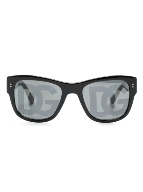 Dolce & Gabbana Eyewear Domenico logo-print tinted sunglasses