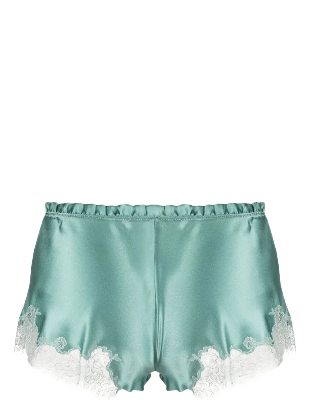 Carine Gilson Zijden shorts - Blauw