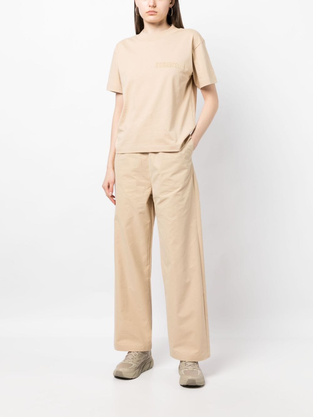 FEAR OF GOD ESSENTIALS Broek met trekkoordtaille - Bruin