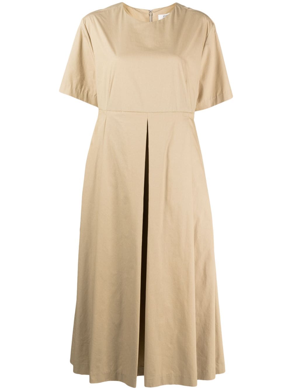 STUDIO TOMBOY short-sleeve Pleated Midi Dress - Farfetch