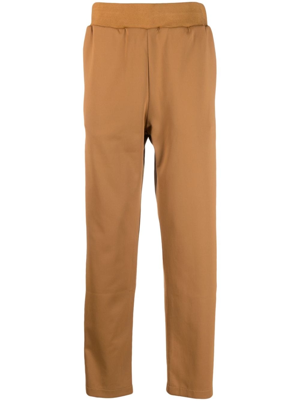 Bally Stripe-detail Straight-leg Trousers In Brown