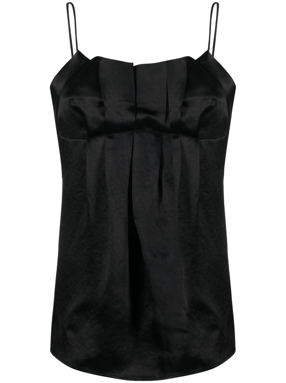 Jil Sander V-back Waistcoat Top In Black