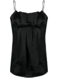 Jil Sander pleated vest top - Black