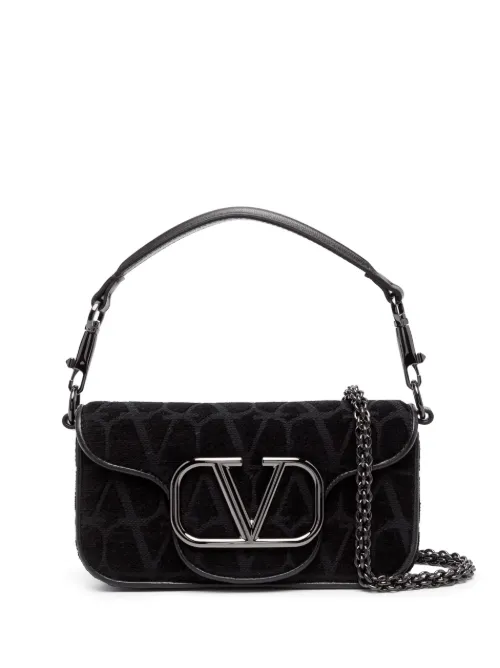 Petit sac porté épaule Locò Toile Iconographe - Valentino Garavani - Modalova