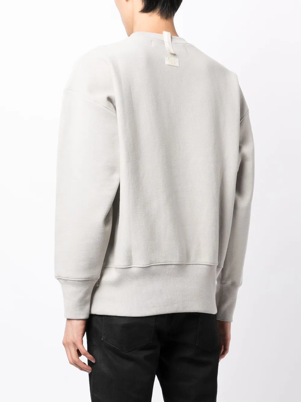 Advisory Board Crystals Sweater met geborduurd logo Grijs