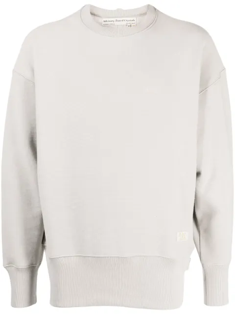 Advisory Board Crystals logo-embroidered knitted sweatshirt