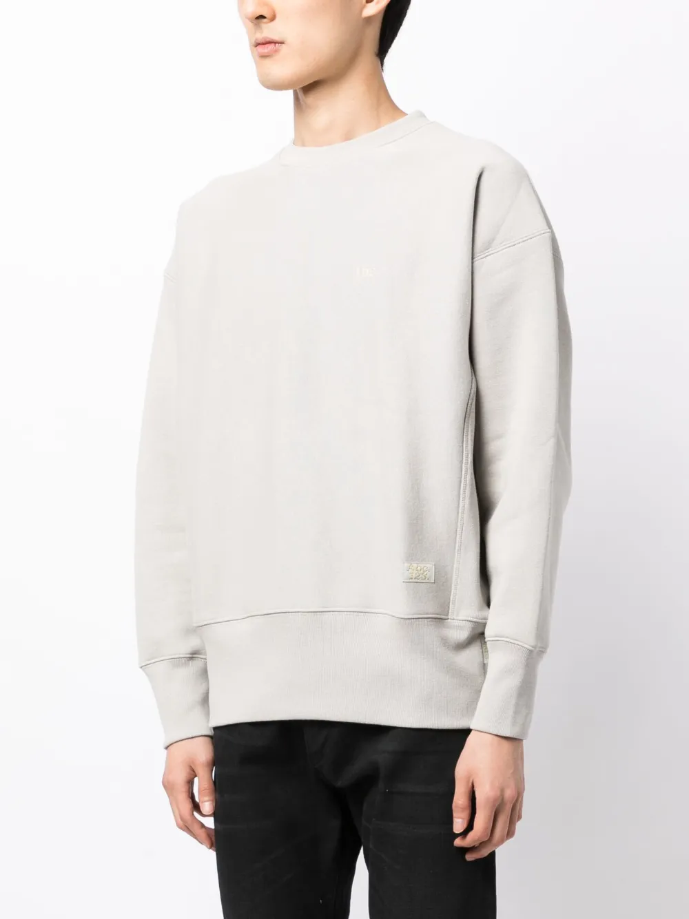 Advisory Board Crystals Sweater met geborduurd logo Grijs