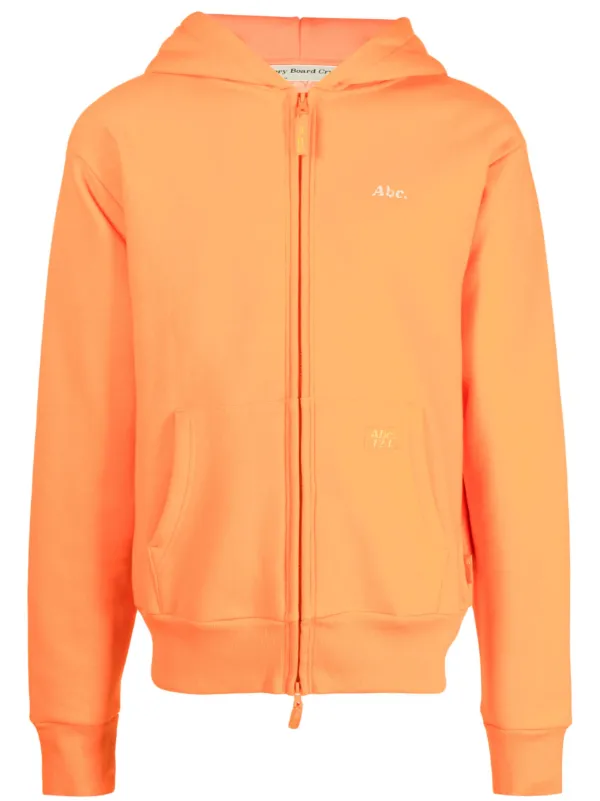 Advisory Board Crystals logo-print zip-up Hoodie Orange - Main Image