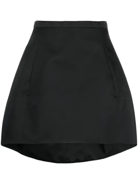 Rochas high-waisted asymmetric-hem skirt