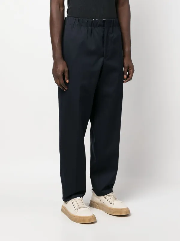 JIL SANDER テーパードパンツ サイズ48 ネイビー JIL SANDER テーパードパンツ サイズ48 ネイビー JIL SANDER