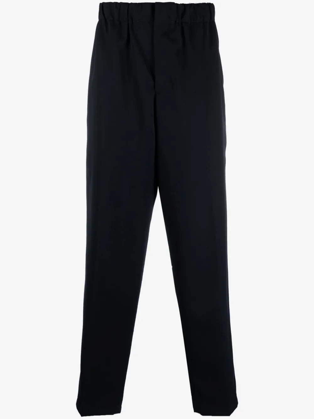 Jil Sander elasticated-waistband tapered trousers | Blue | Image 1