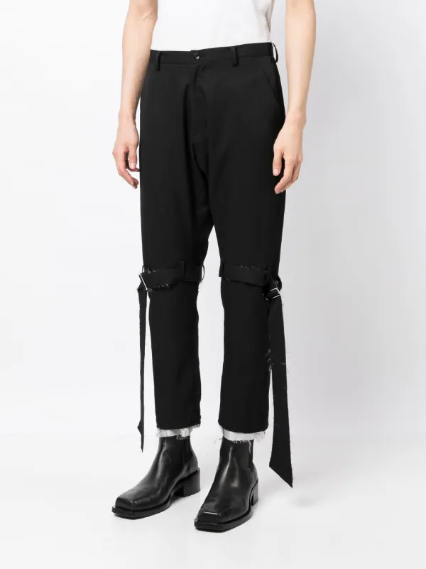 Sulvam フレイド パンツ | ブラック | FARFETCH JP