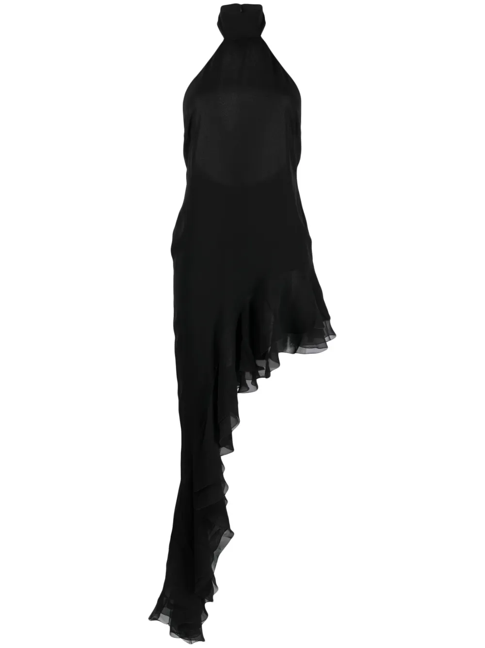 THE ANDAMANE CHIFFON SILK ASYMMETRIC DRESS