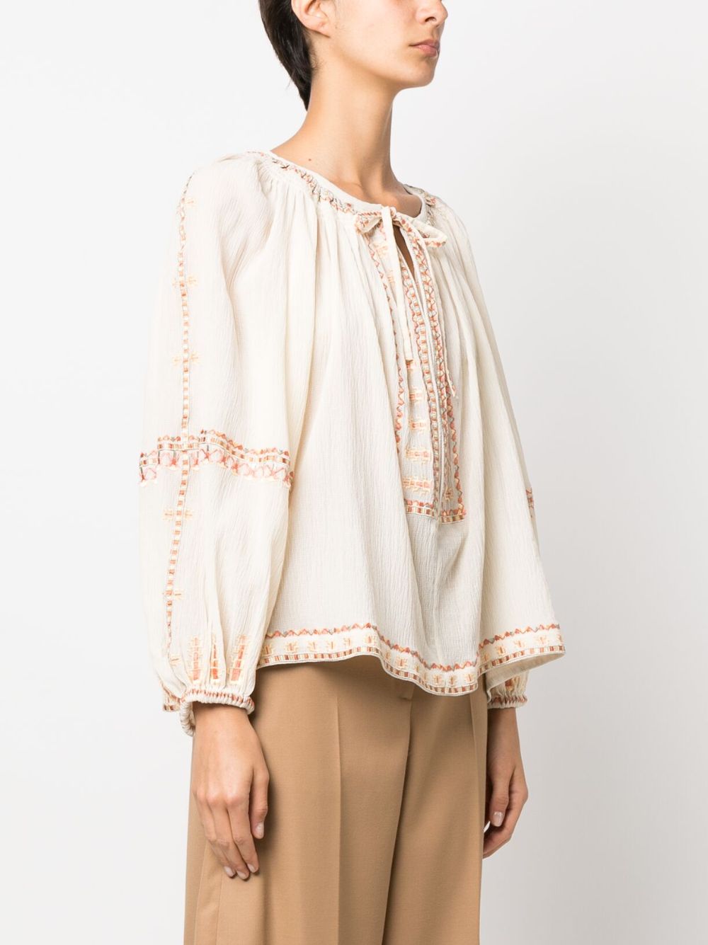 Cheap ISABEL MARANT sequin-embellished embroidered blouse Women