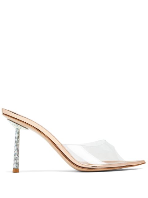 Le Silla Bella 120mm crystal-embellished mules Women