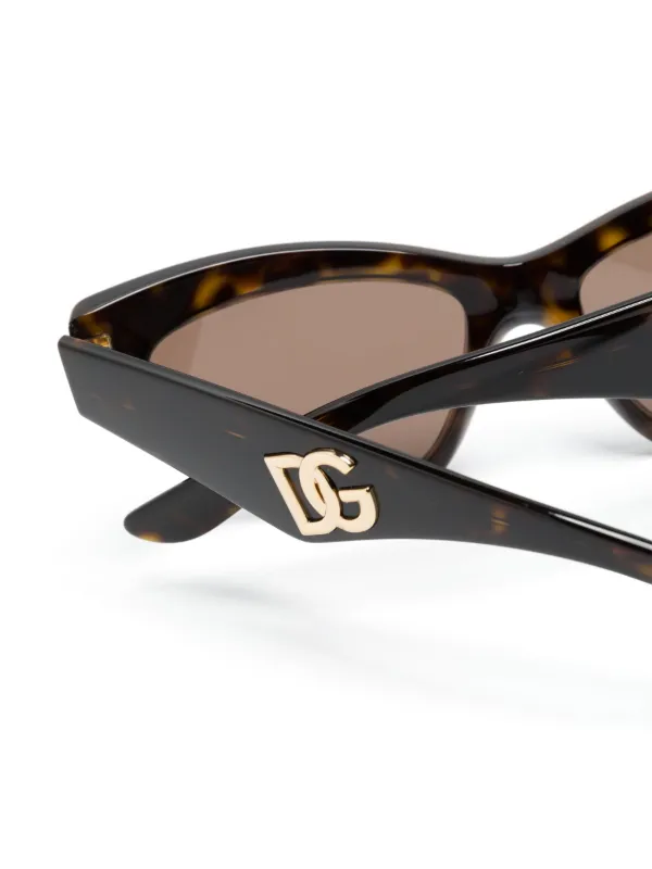 Dolce & Gabbana Eyewear キャットアイ サングラス | ブラウン 