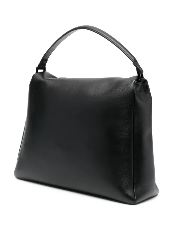 【VALENTINO】ONE STUD TOTE BAG Valentino Black Lambskin Leather One Stud Crossbody Tote Bag