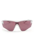 District Vision Junya Racer shield-frame sunglasses - White