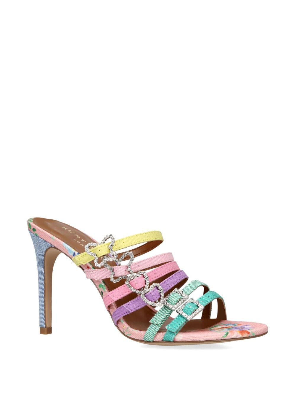 Kurt Geiger London Pierra 95mm Denim Mules - Farfetch