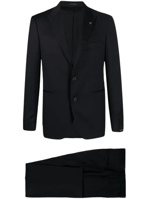 Tagliatore single-breasted virgin wool suit