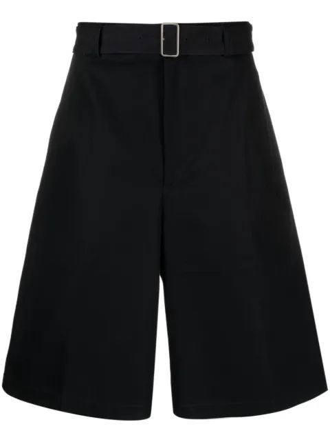 Jil Sander short ample à taille ceinturée