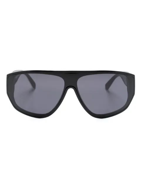 Moncler Eyewear logo-engraved pilot-frame sunglasses
