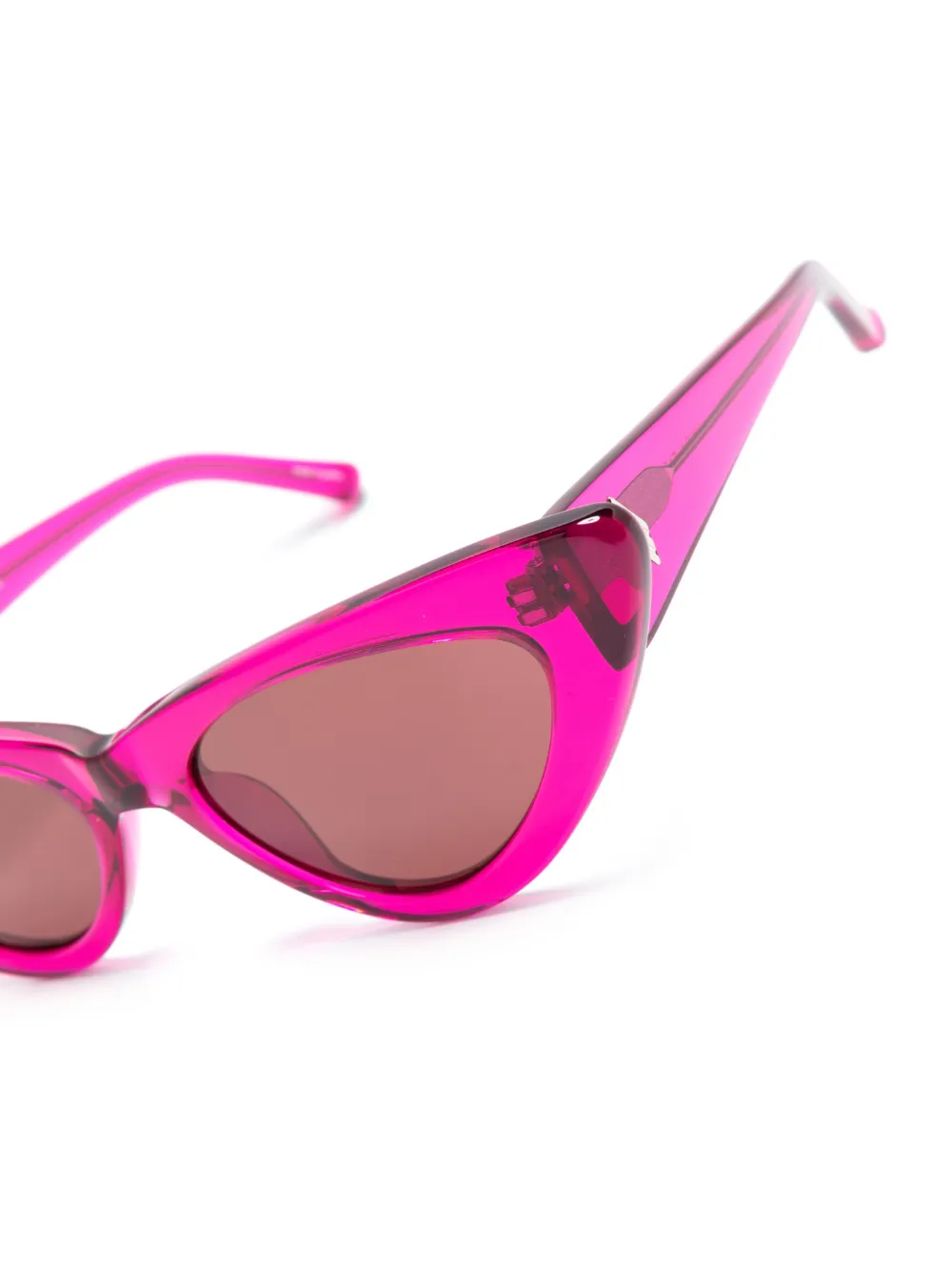LINDA FARROW X THE ATTICO DORA CAT-EYE SUNGLASSES