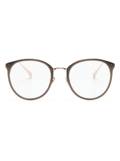 Linda Farrow round-frame optical glasses