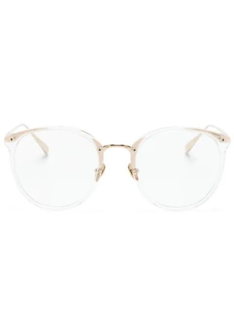 Linda Farrow Calthorpe oval-frame glasses