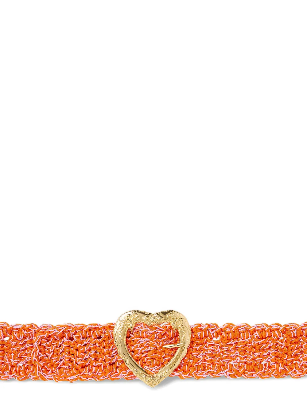 Marco Rambaldi cinturón con hebilla de corazón | naranja | Image 1