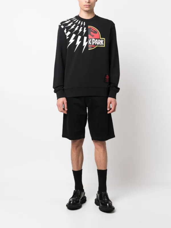 Neil Barrett グラフィック スウェットシャツ | ブラック | FARFETCH JP
