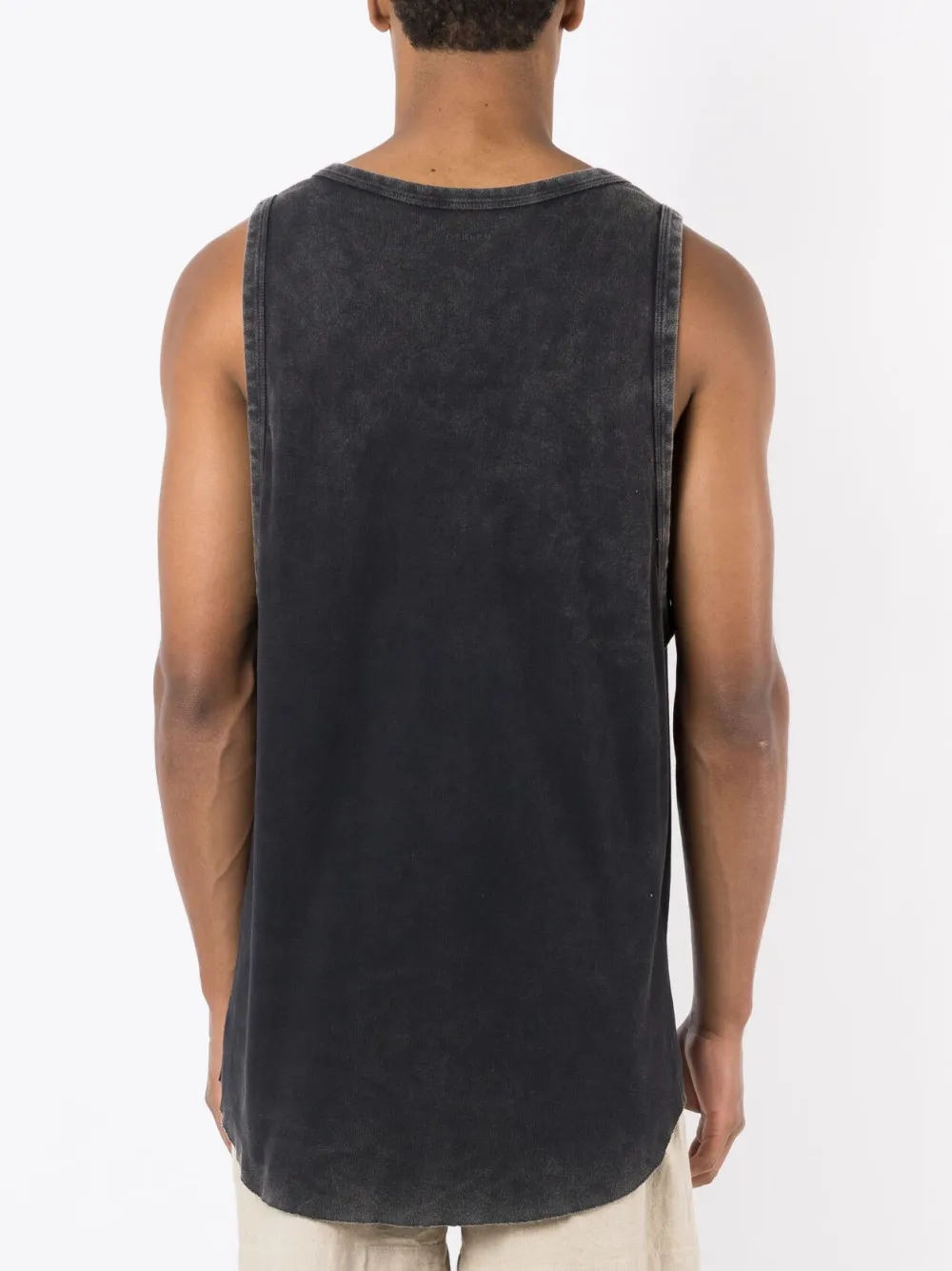 Osklen Geribbelde tanktop Zwart