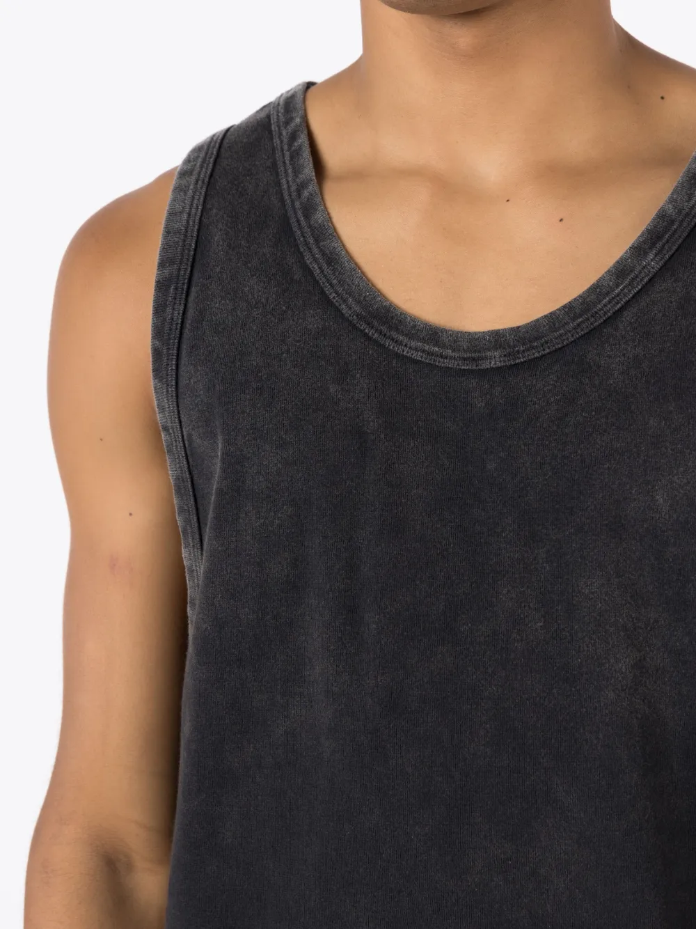 Osklen Geribbelde tanktop Zwart
